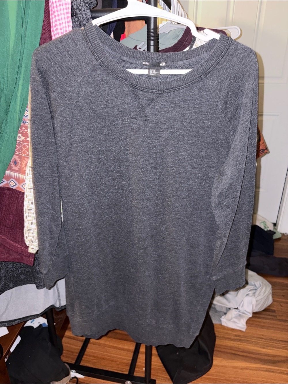 H&M Dark Gray Crewneck Sweater